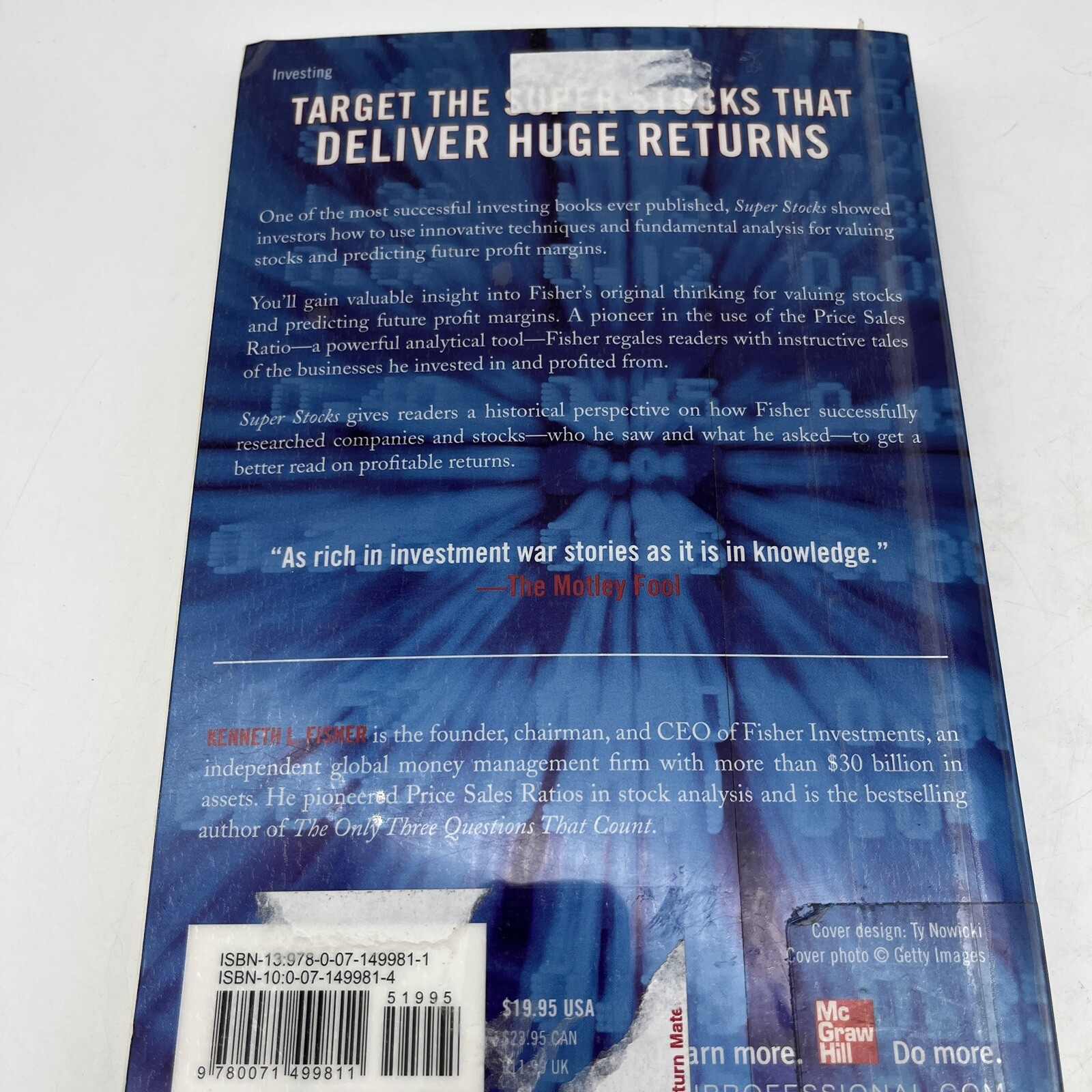 Super Stocks By Kenneth Fisher 0071499814 *Former Library Book
