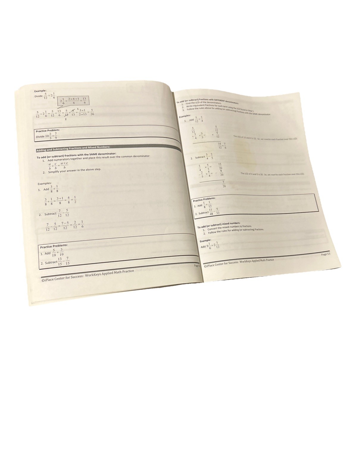 Workkeys Test [NCRC] Applied Math Practice Test Book: Study Guide for Preparatio