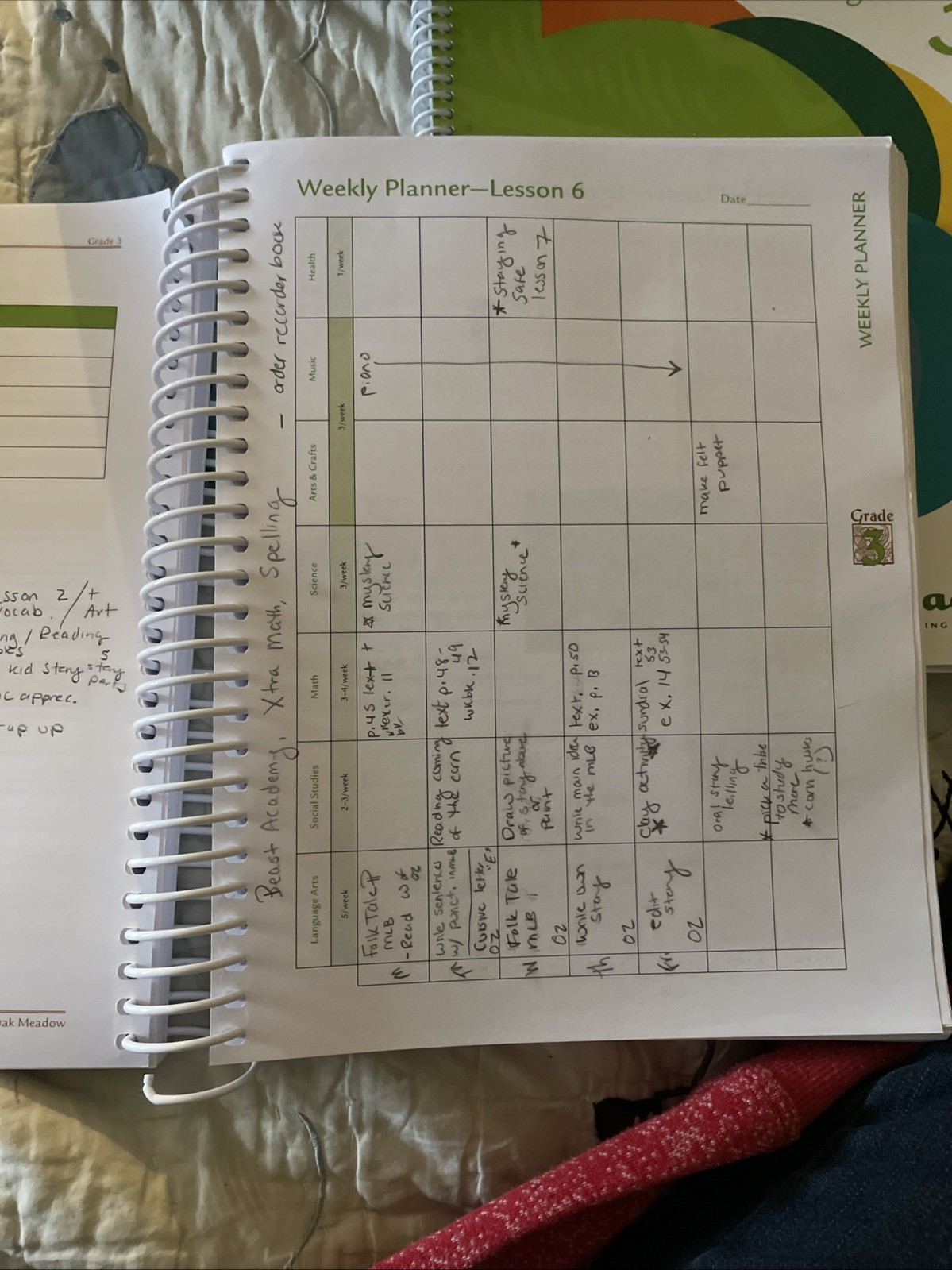 Oak Meadow Curriculum Grade 3 Course book And Resource Guide 2017