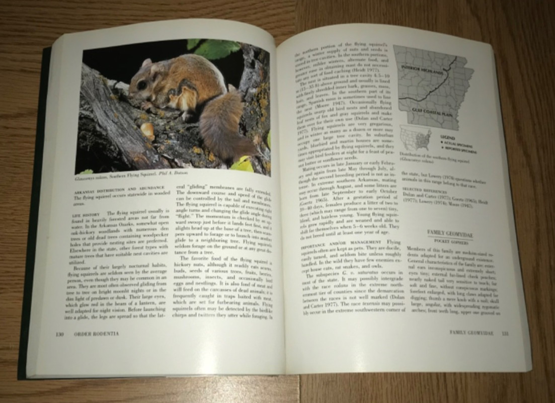 ARKANSAS MAMMALS BOOK THEIR NATURAL HISTORY CLASSIFICATION AND DISTRIBUTION
