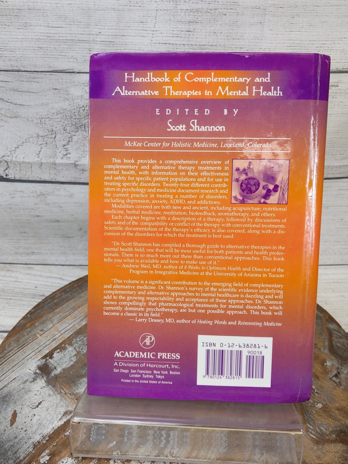 Handbook of Complementary & Alternative Therapies in Mental Health Scott Shann..