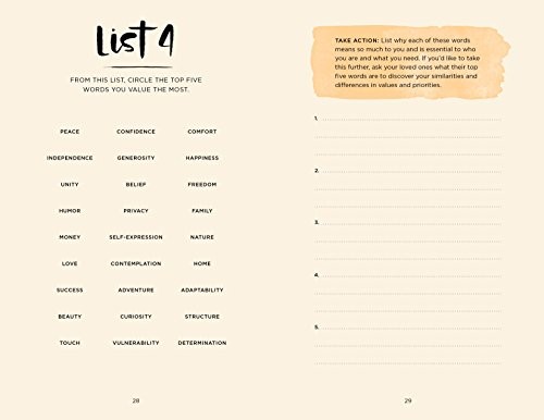52 Lists for Togetherness: Journaling Inspiration to Deepen Connections with You