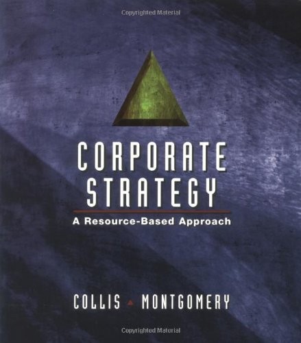Corporate Strategy: A Resource – VERY GOOD