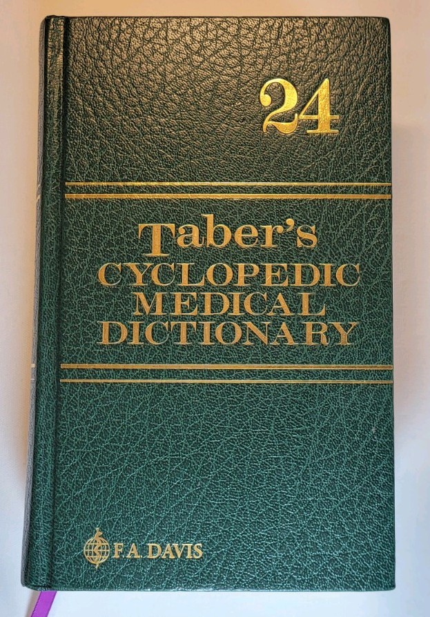 24th Edition Taber’s Cyclopedic Medical Dictionary Deluxe Gift Version Leather