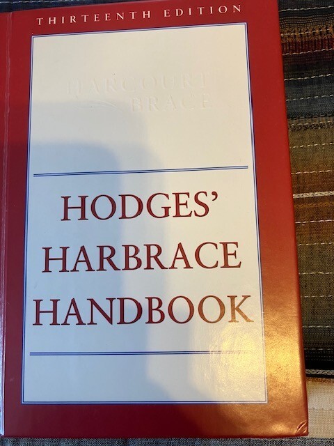 Hodges’ Harbrace Handbook by Winifred B. Horner, Robert K. Miller and Suzanne S.