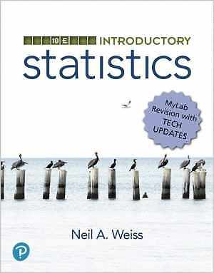 Introductory Statistics, MyLab Revision – Loose Leaf, by Weiss Neil – Good