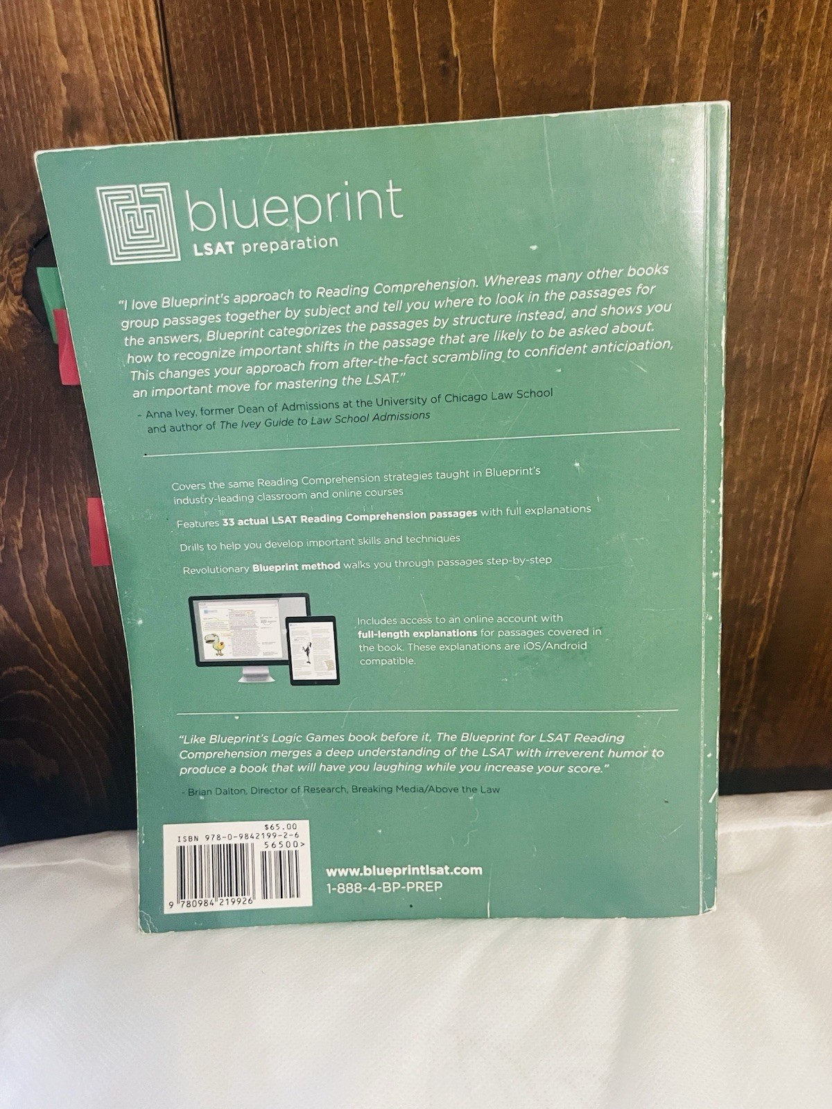 Blueprint for LSAT Reading Comprehension by Jodi Teti and Blueprint LSAT