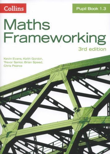 Pupil Book 1.3 (Maths Frameworking) by in Used – Very Good