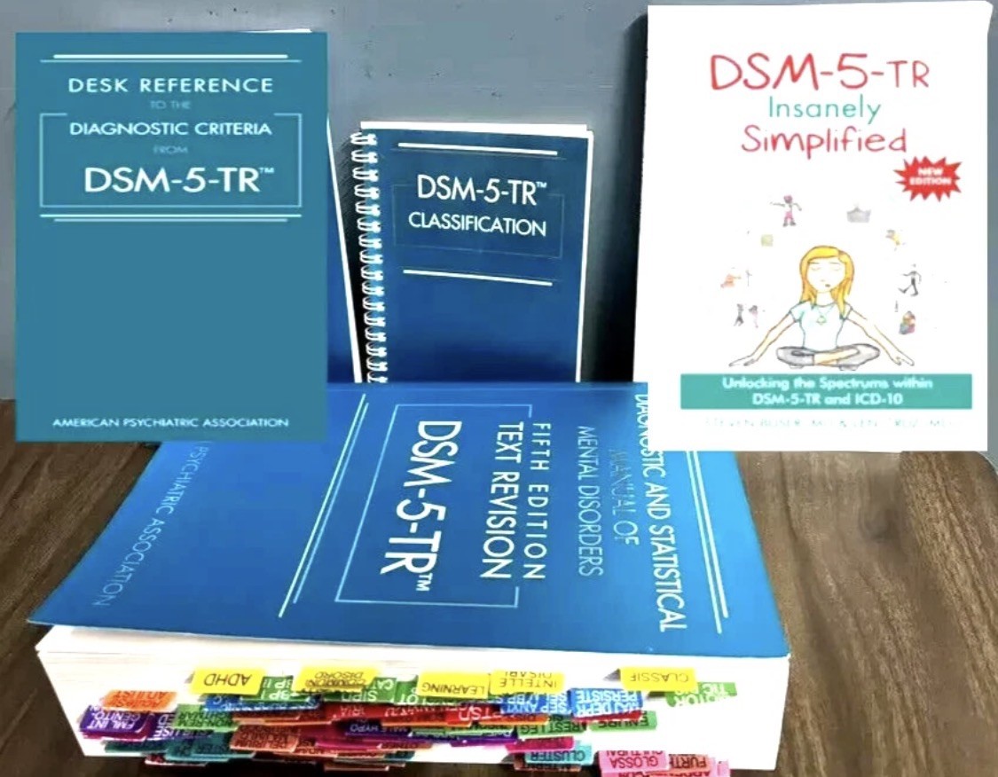 DSM 5 TR + Tab + Desk Reference (PB) + Classification + DSM 5 TR Simplified PB