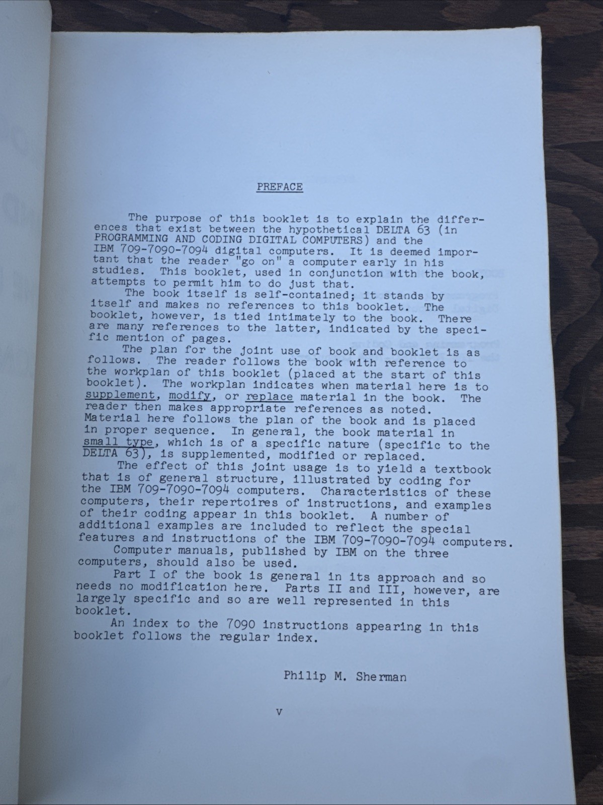 Programming & Coding the IBM 709 7090 7094 Computers by Philip Sherman PB 1964