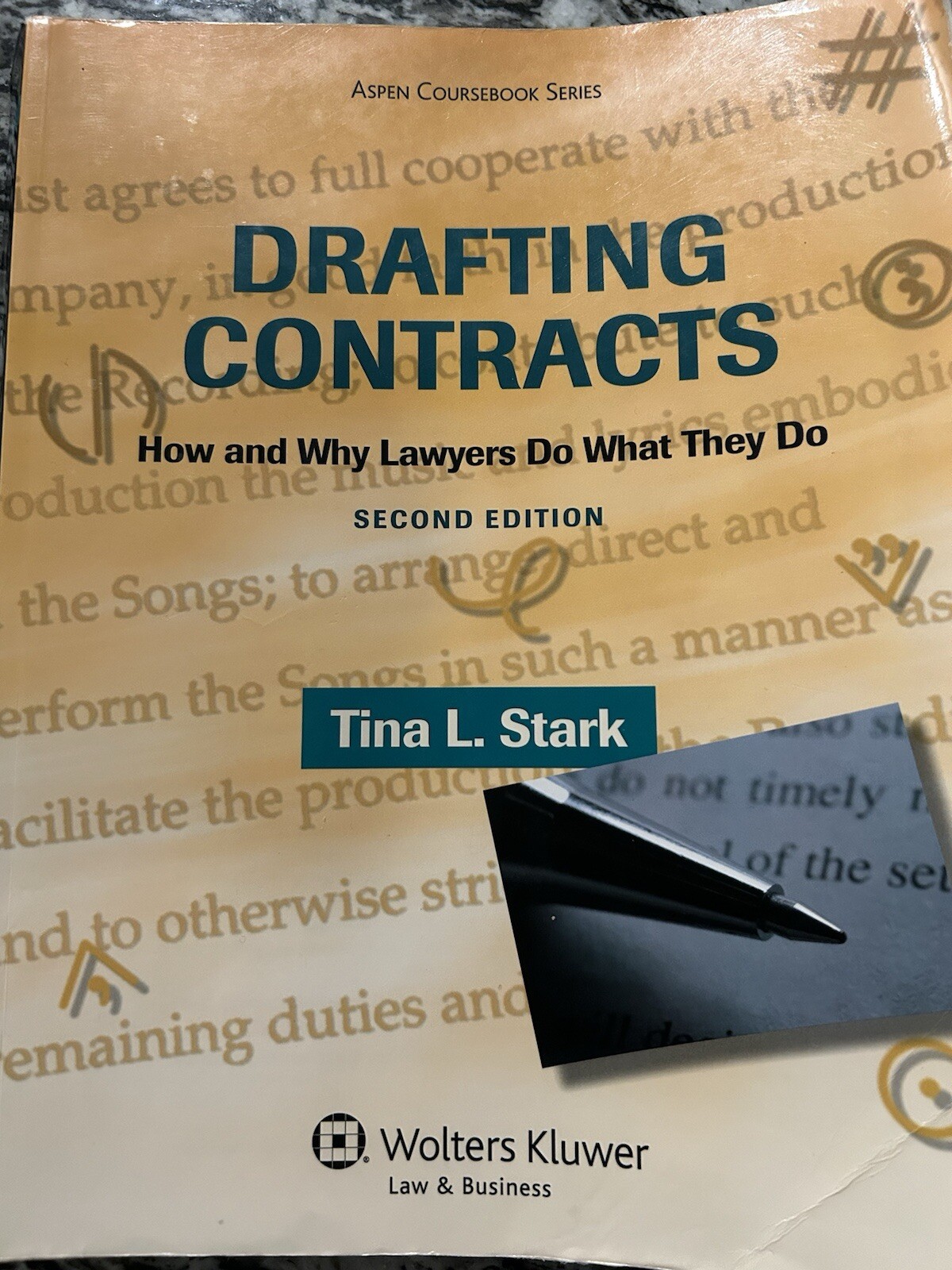Aspen Series -Drafting Contracts : How & Why Lawyers Do What They Do- Paperback