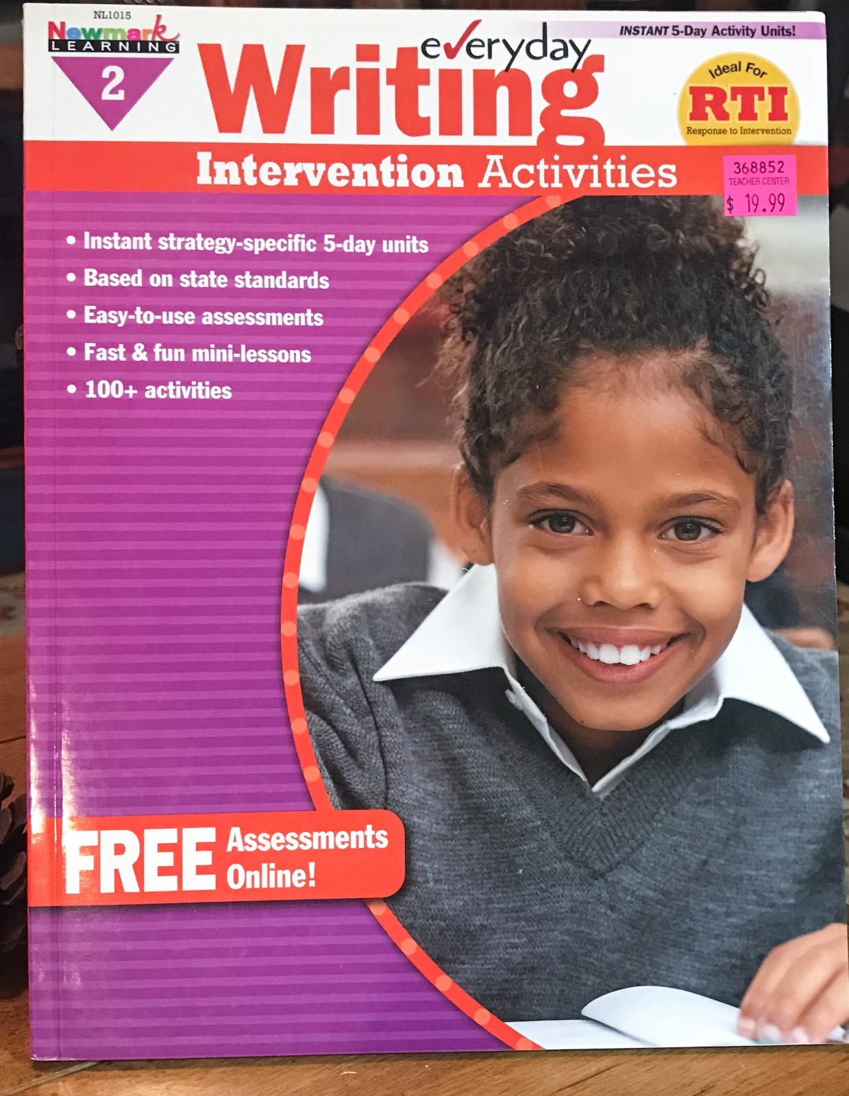 Everyday Intervention Activities for Writing Grade 2 Book Paperback RTI New