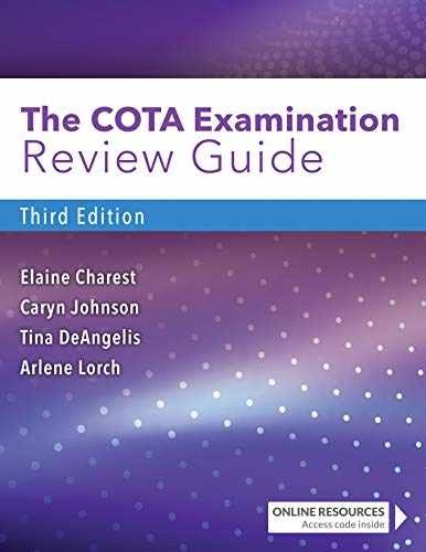 The COTA Examination – Paperback, by Charest Elaine; Johnson – Acceptable w