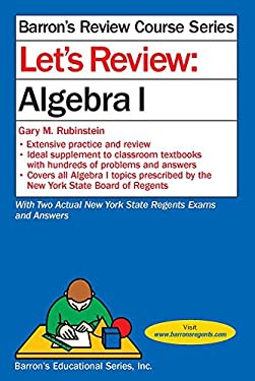 Let’s Review Algebra I Paperback Gary M. Rubinstein