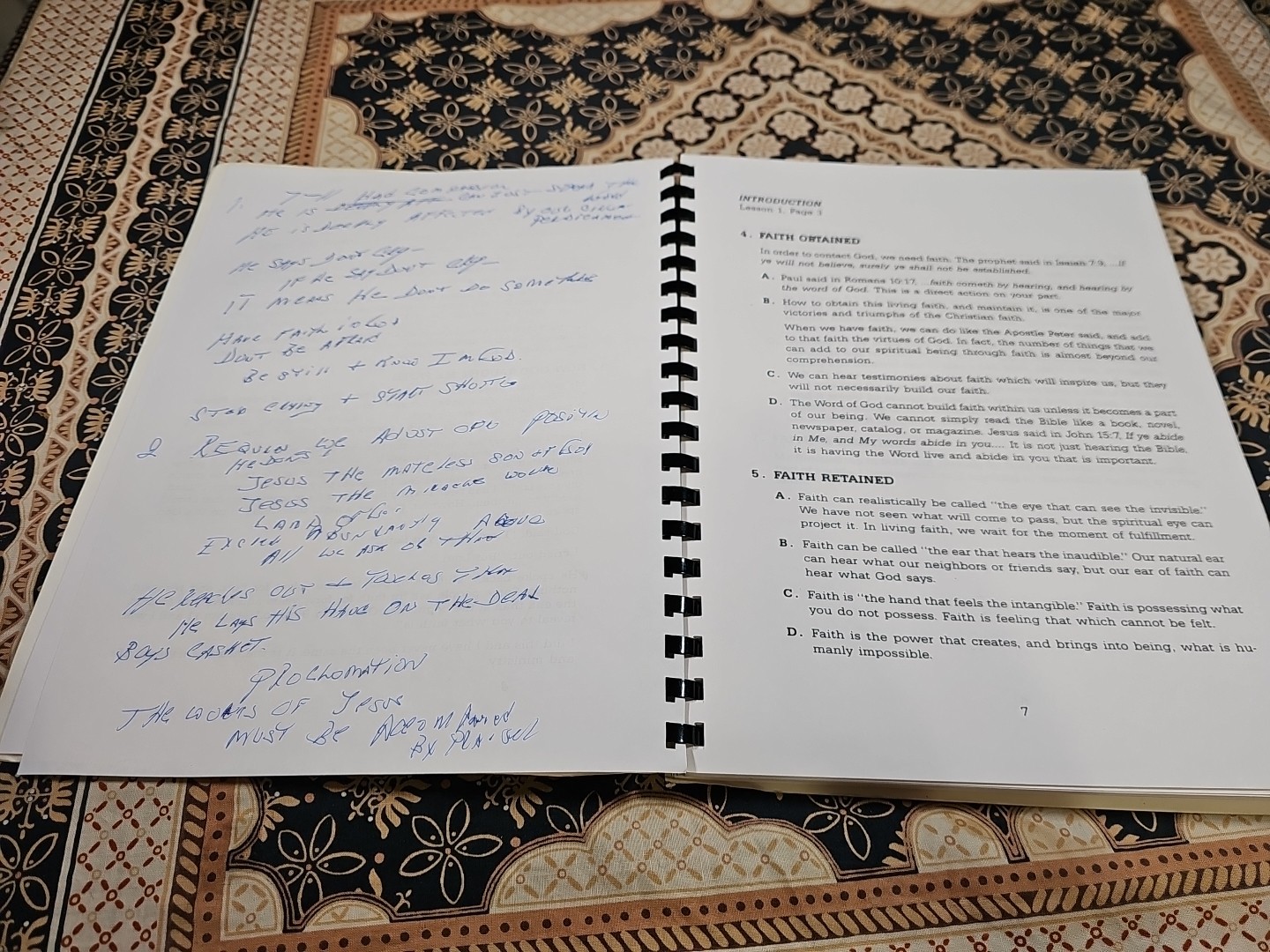 Rare FAITH TO CHANGE THE WORLD (c) 1997 Spiral Bound Study Guide LESTER SUMRALL