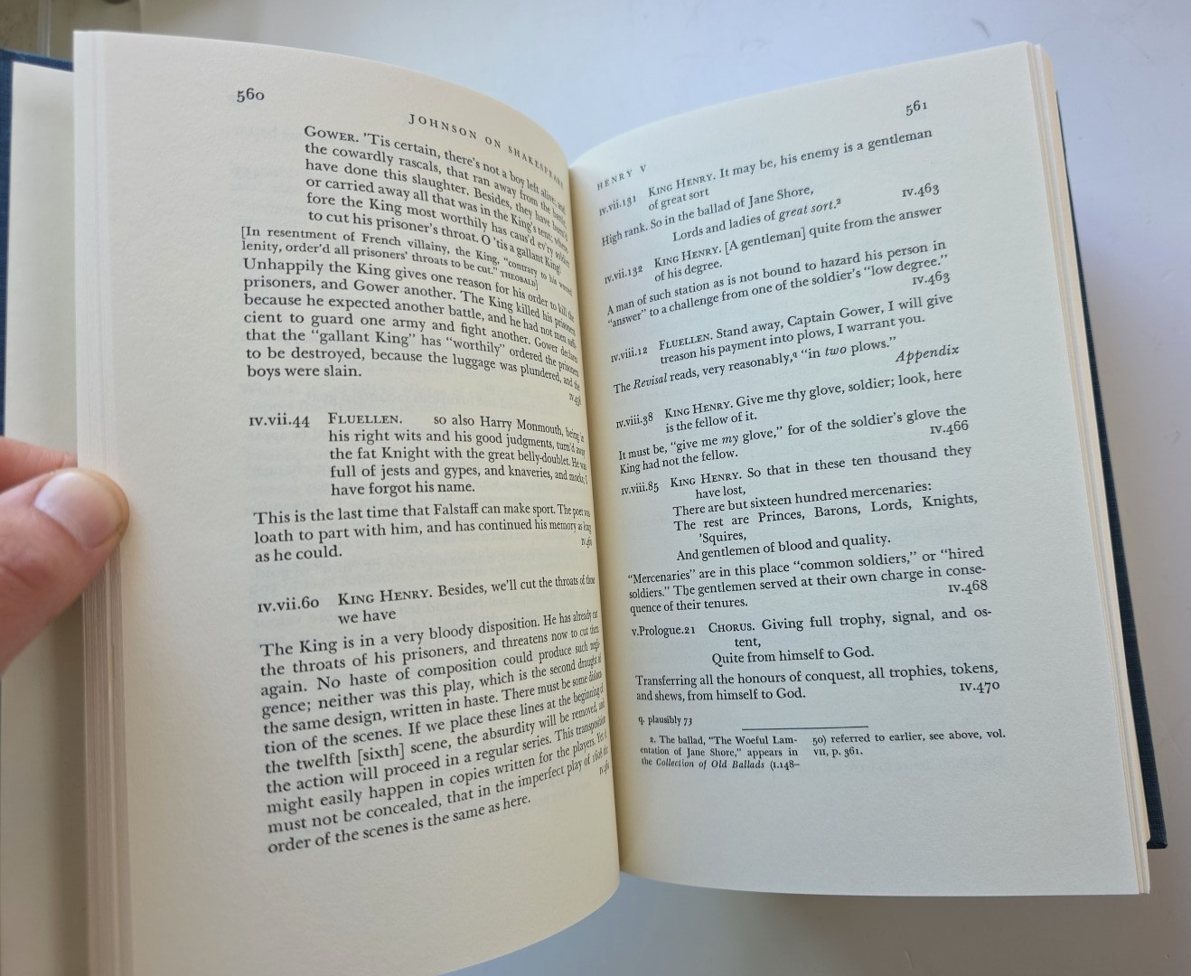 Samuel Johnson on Shakespeare Vols 7 and 8 Yale edition Works 1968 HC
