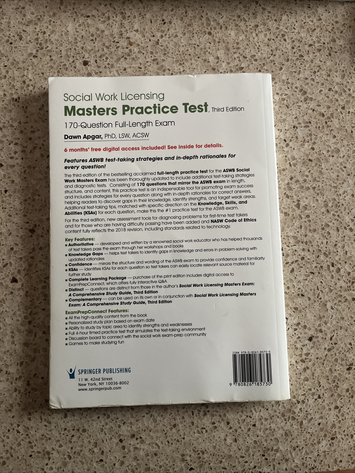 Social Work Licensing Masters Practice – Paperback, by Apgar PhD LSW – Good