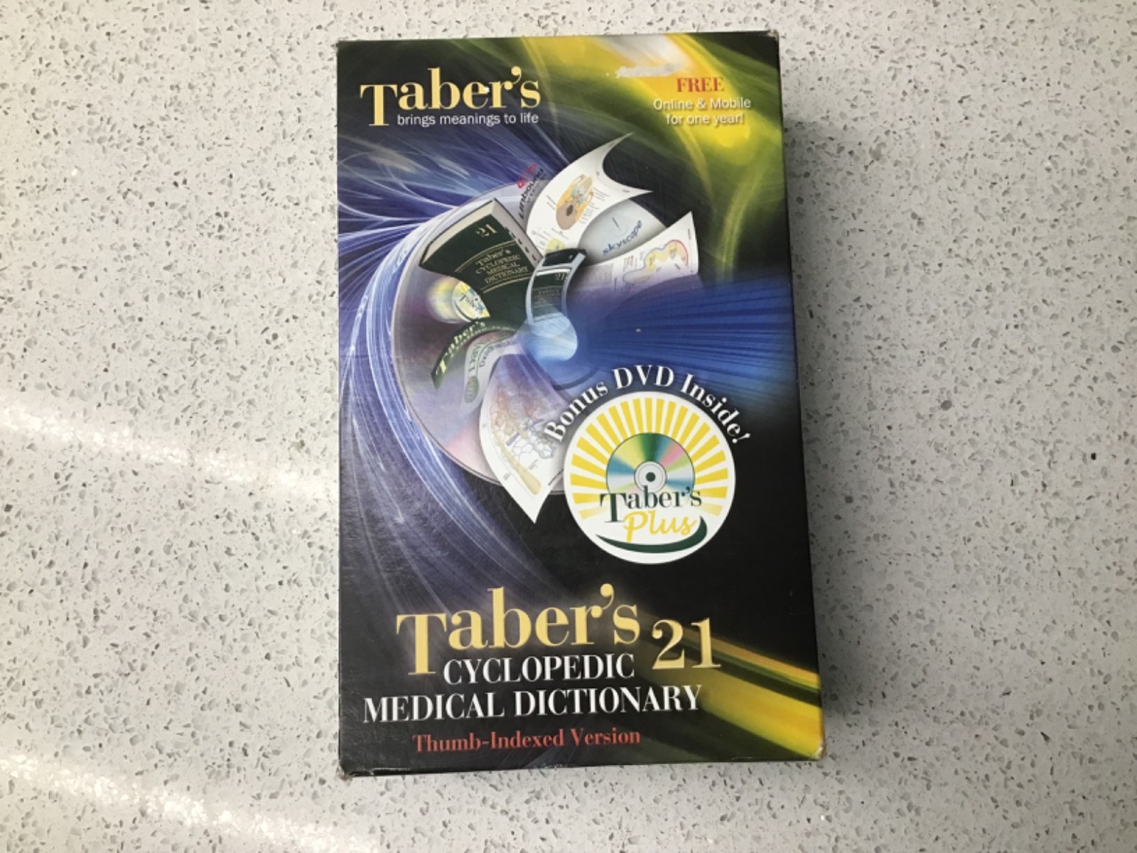 Taber’s Cyclopedic Medical Dictionary, 21st Edition (Thumb In – VERY GOOD