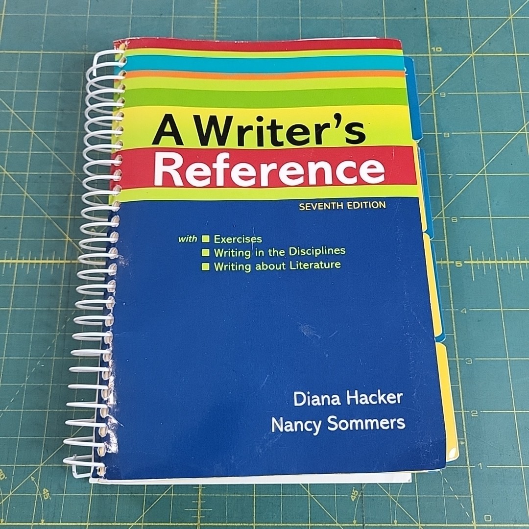 A Writers Reference 7th Edition by Diana Hacker Nancy Sommers