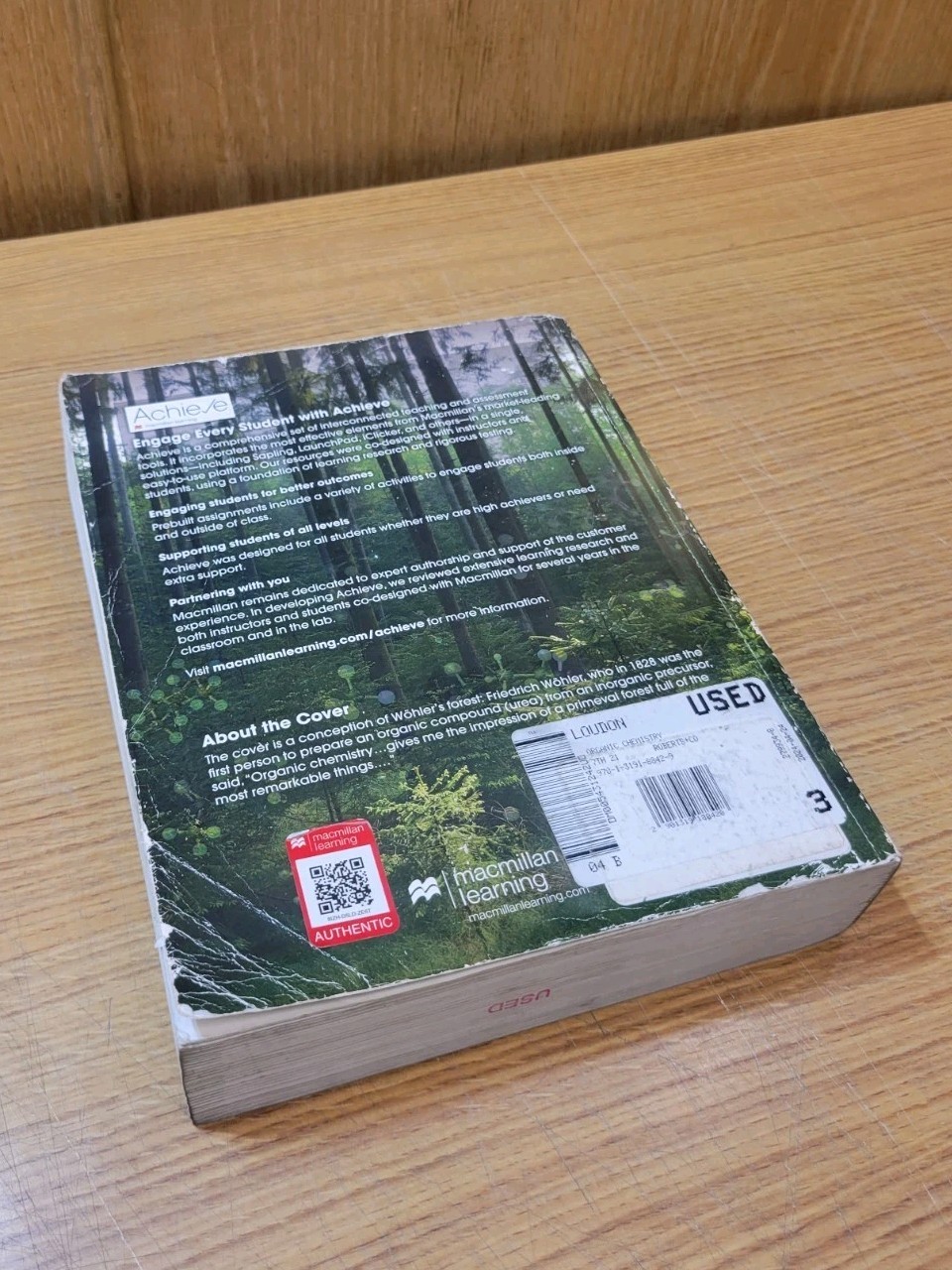 Organic Chemistry 7th Edition Paperback Textbook | MISSING FRONT COVER