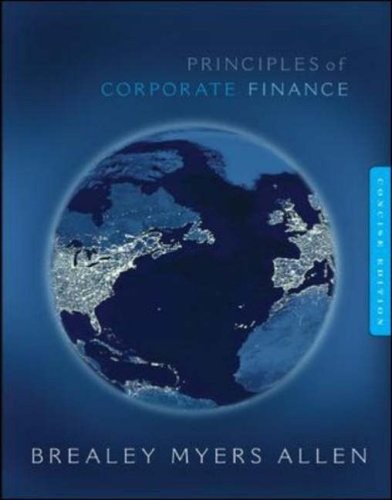 PRINCIPLES OF CORPORATE FINANCE CONCISE W/BIND-IN By Richard Brealey & Stewart