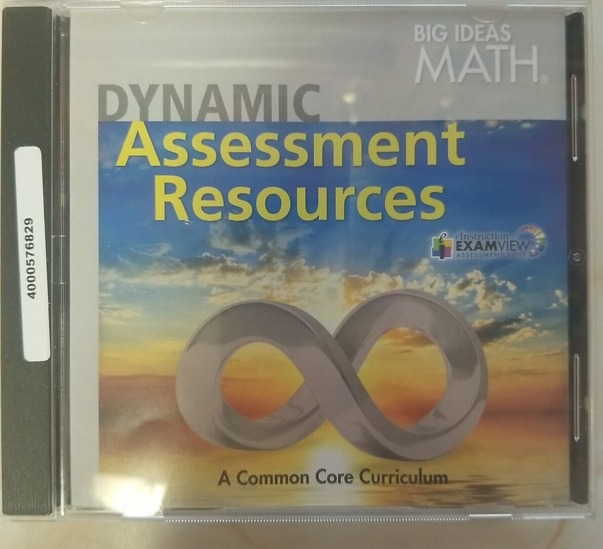 BIG IDEAS MATH: Common Core Dynamic Assessment Resource DVD – VERY GOOD