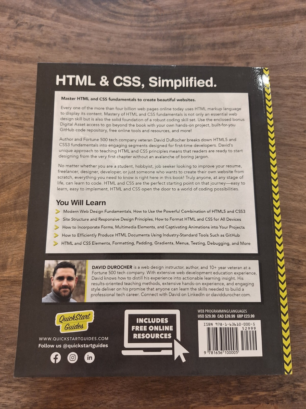 HTML & CSS QuickStart Guide: Simplified Beginners Guide to HTML & CSS