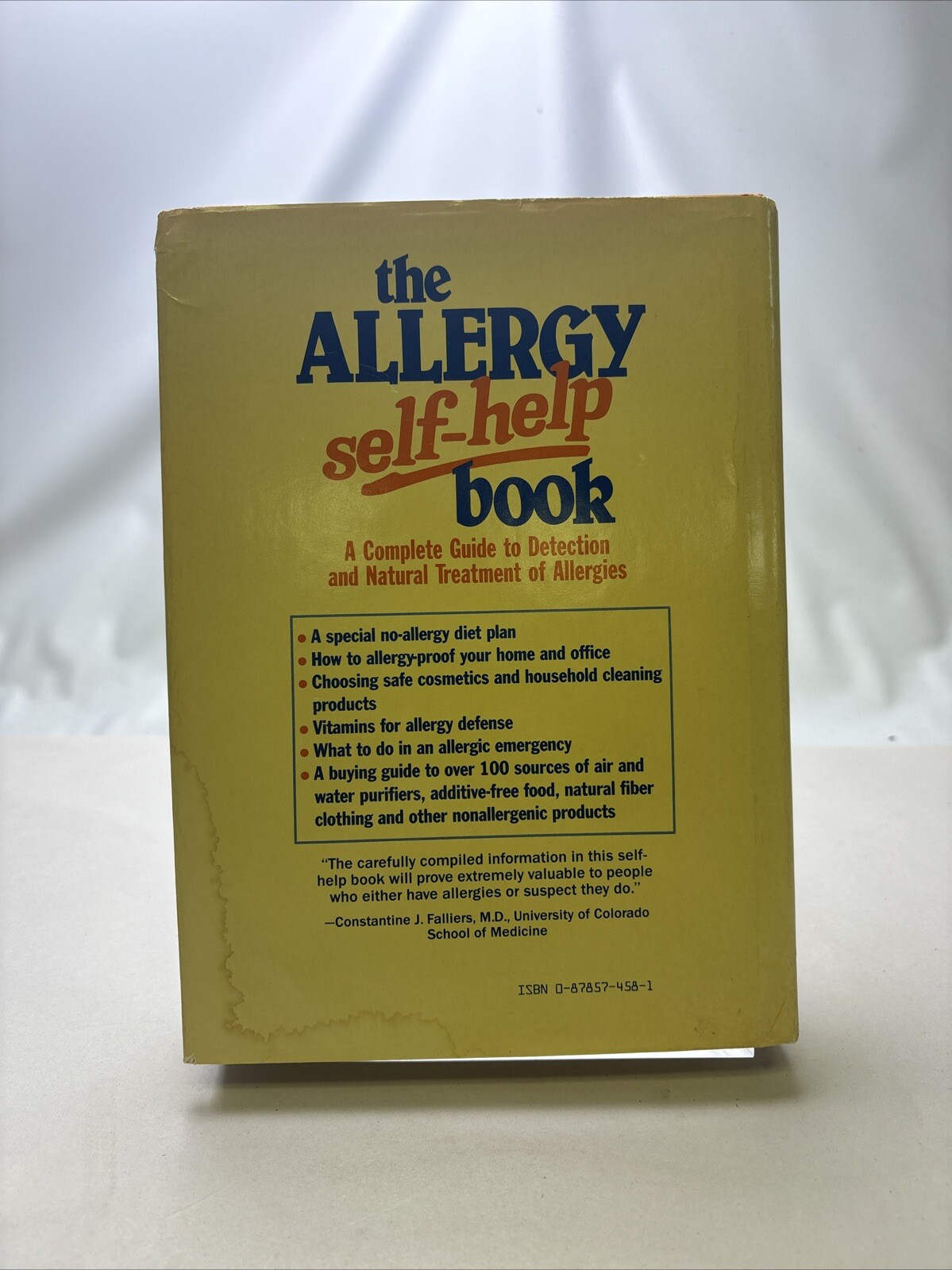 Allergy Self-Help Book : A Complete Guide to Nondrug Relief of Asthma, Hay…