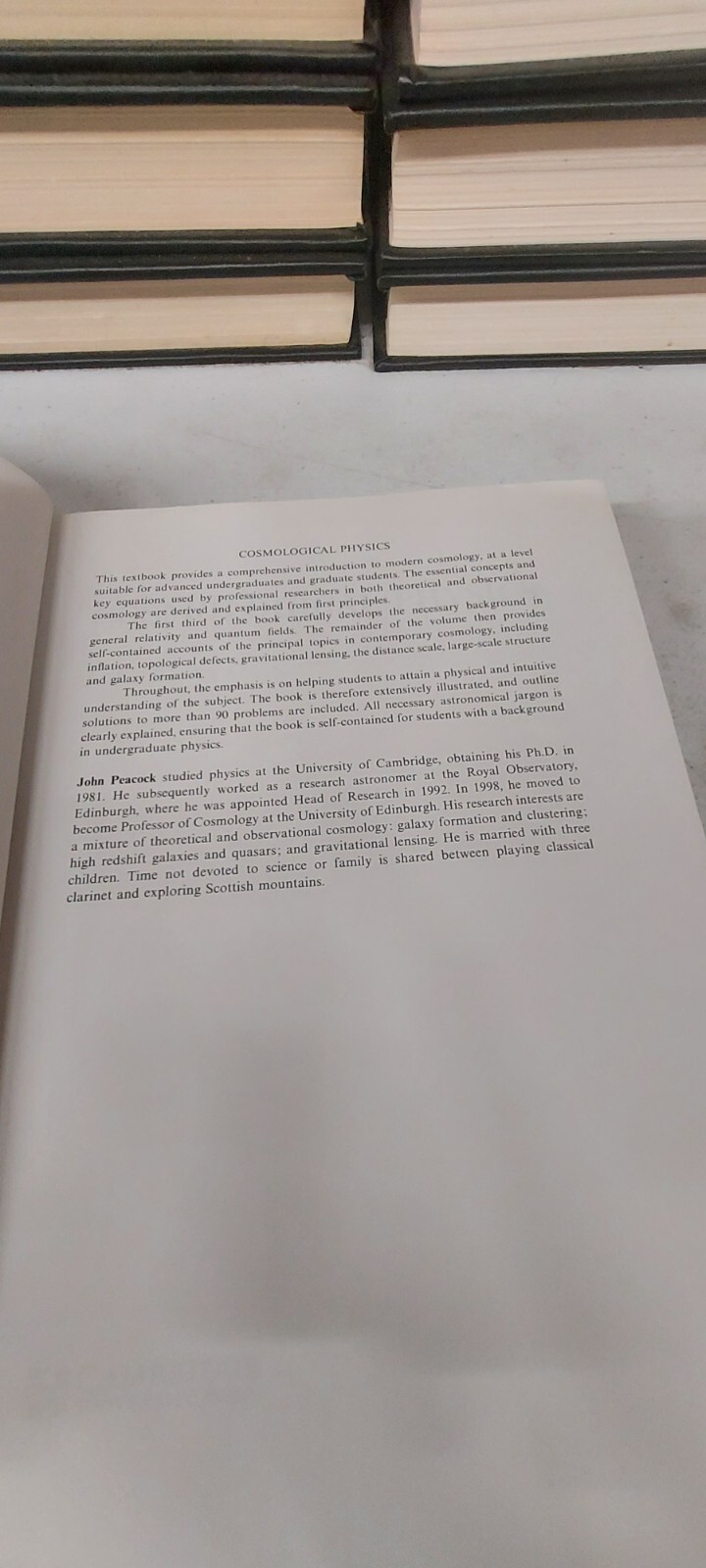 Cosmological Physics [Cambridge Astrophysics], Peacock John A.