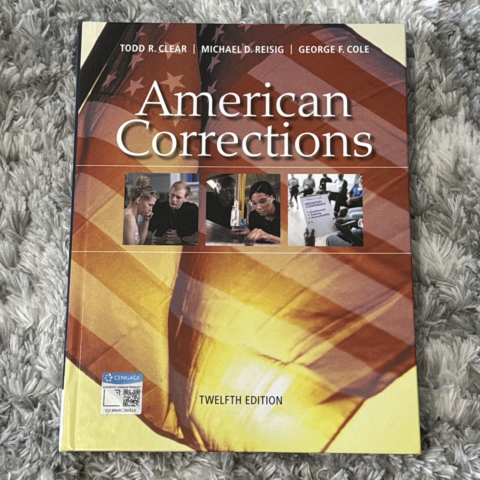 American Corrections – Hardcover, by Clear Todd 12th Edition – Like New