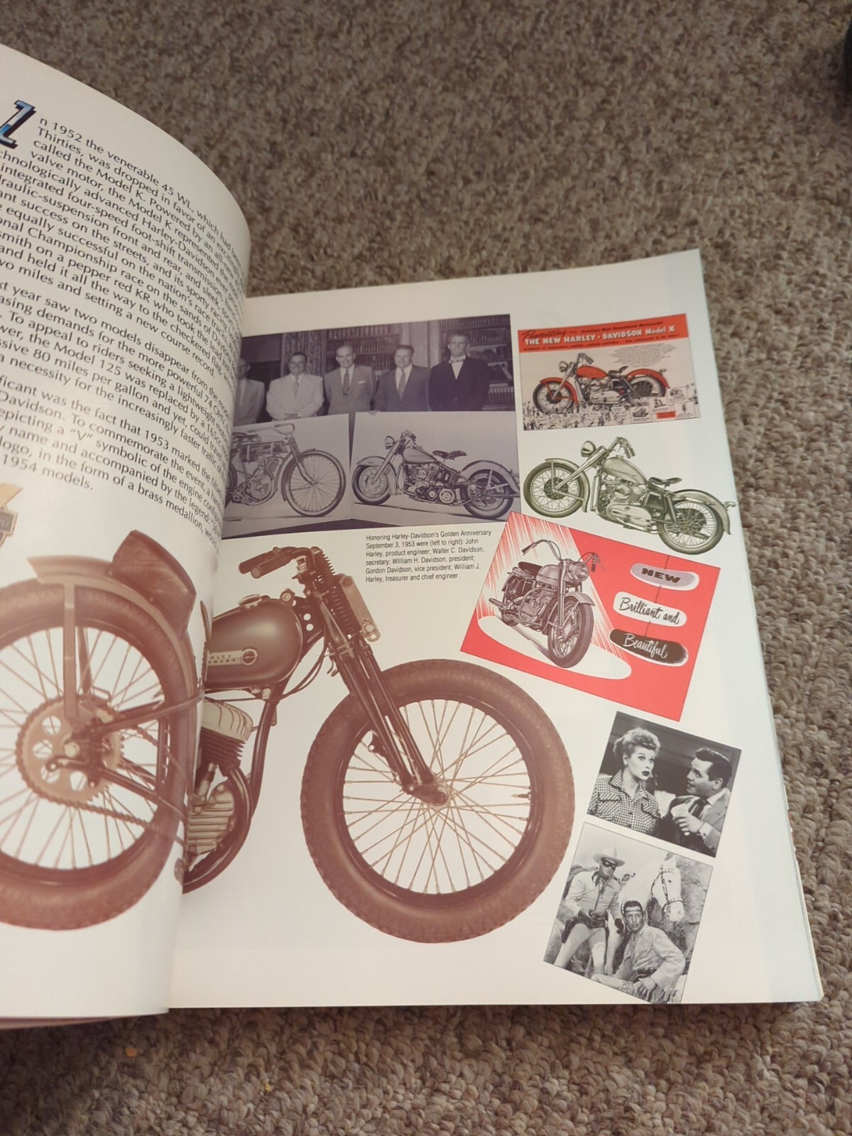 Big Book of the Harley-Davidson by Tom C. Bolfert (1989, Trade Paperback)
