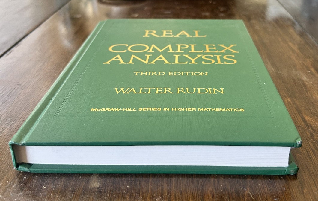 Real and Complex Analysis 3rd Edition Walter Rudin McGraw Hill Math Textbook HC