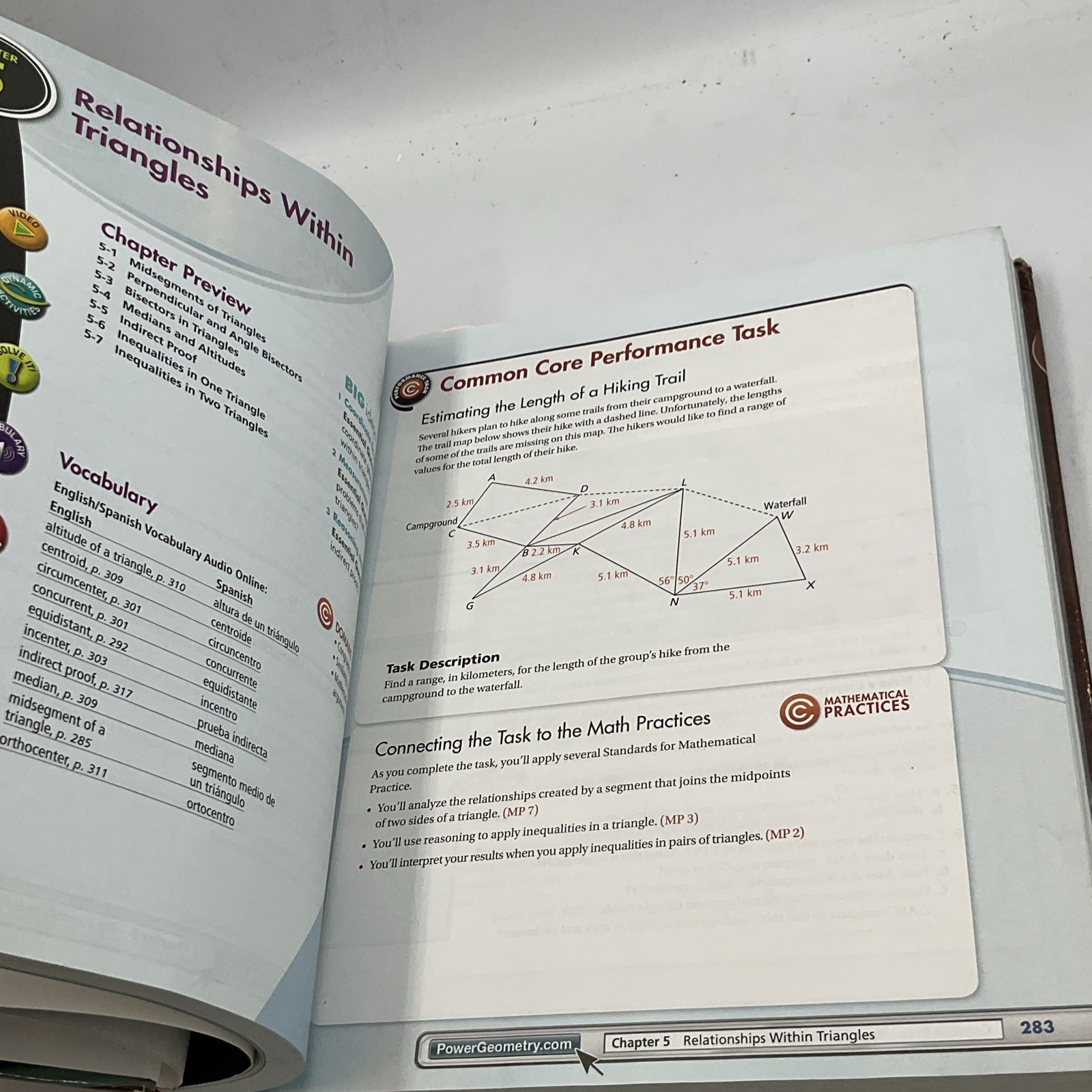 Geometry Common Core Pearson 2015 Hardcover