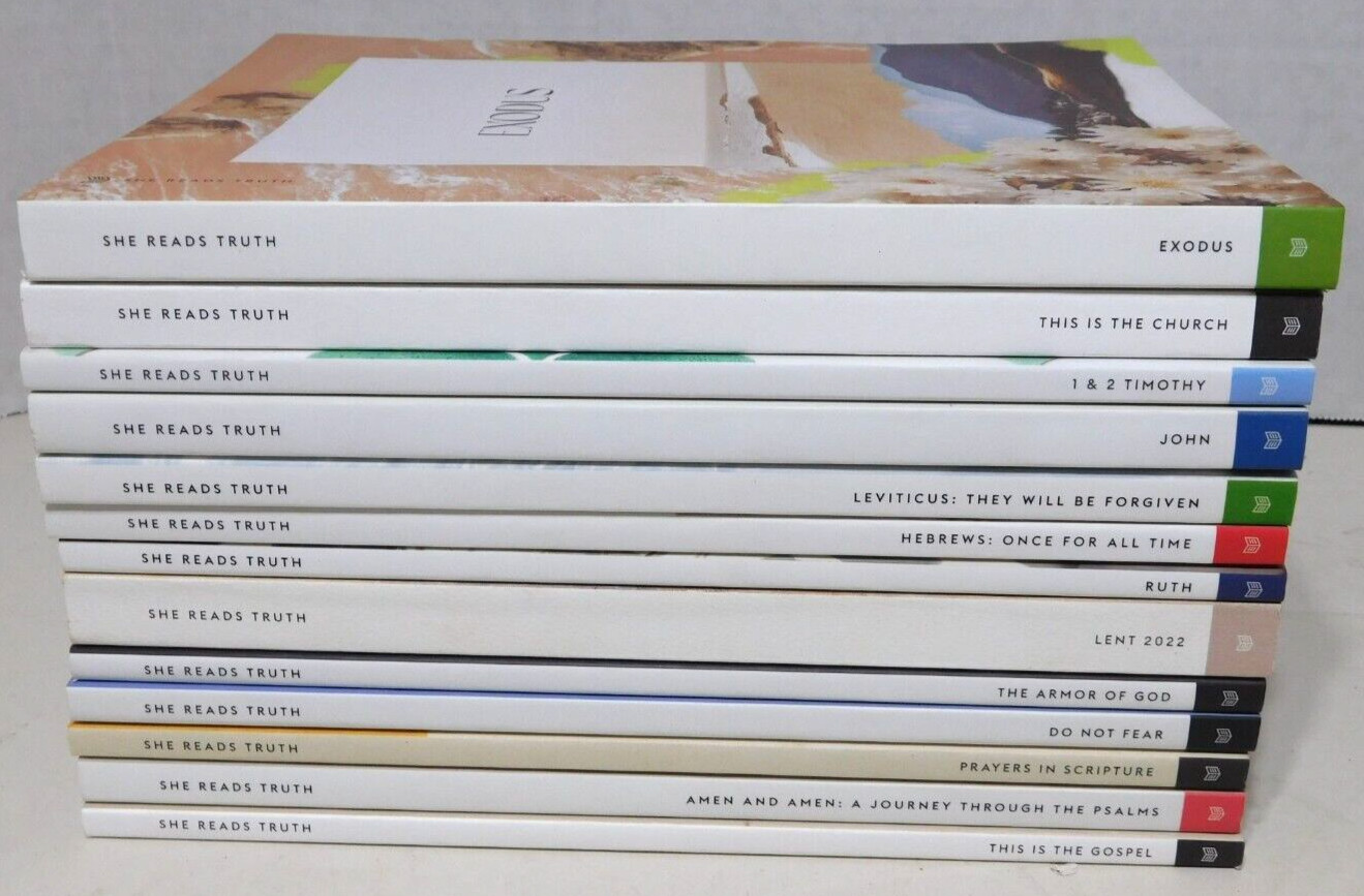 Lot of 13 She Reads Truth Bible Study Guide Books TPB