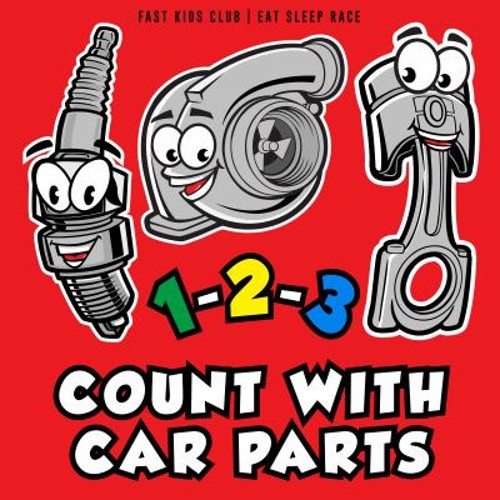 1-2-3 Count with Car Parts Board Books