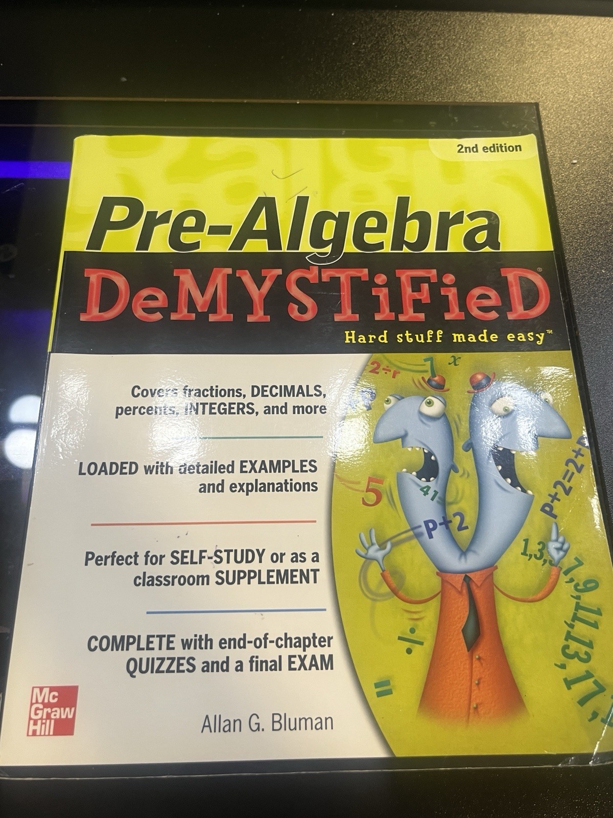 Demystified Ser.: Pre-Algebra Demystified by Allan G. Bluman (2004, Perfect)
