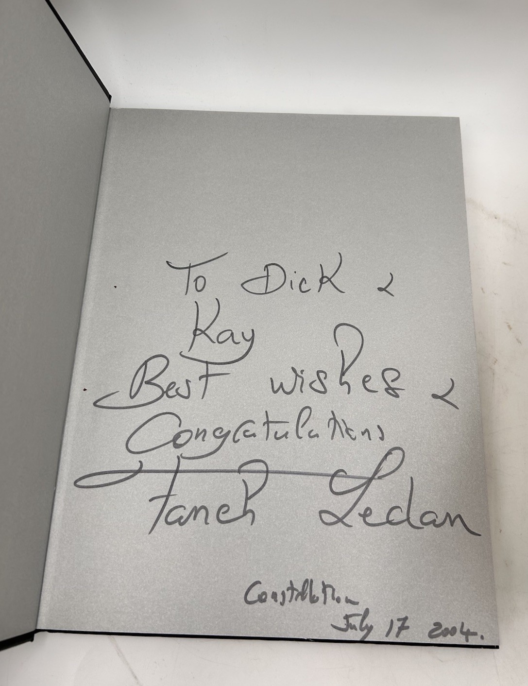 FANCH: THE GRAPHIC WORK Limited Ed+ Hand-Written Note w Autograph By Fanch Ledan