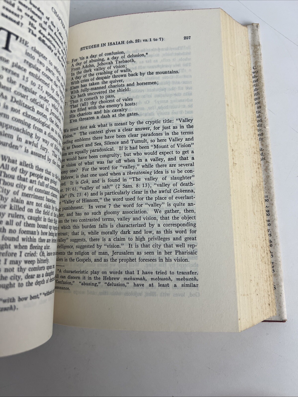 Studies In Isaiah By FC Jennings – Hardback – Vintage 1966 VTG Book