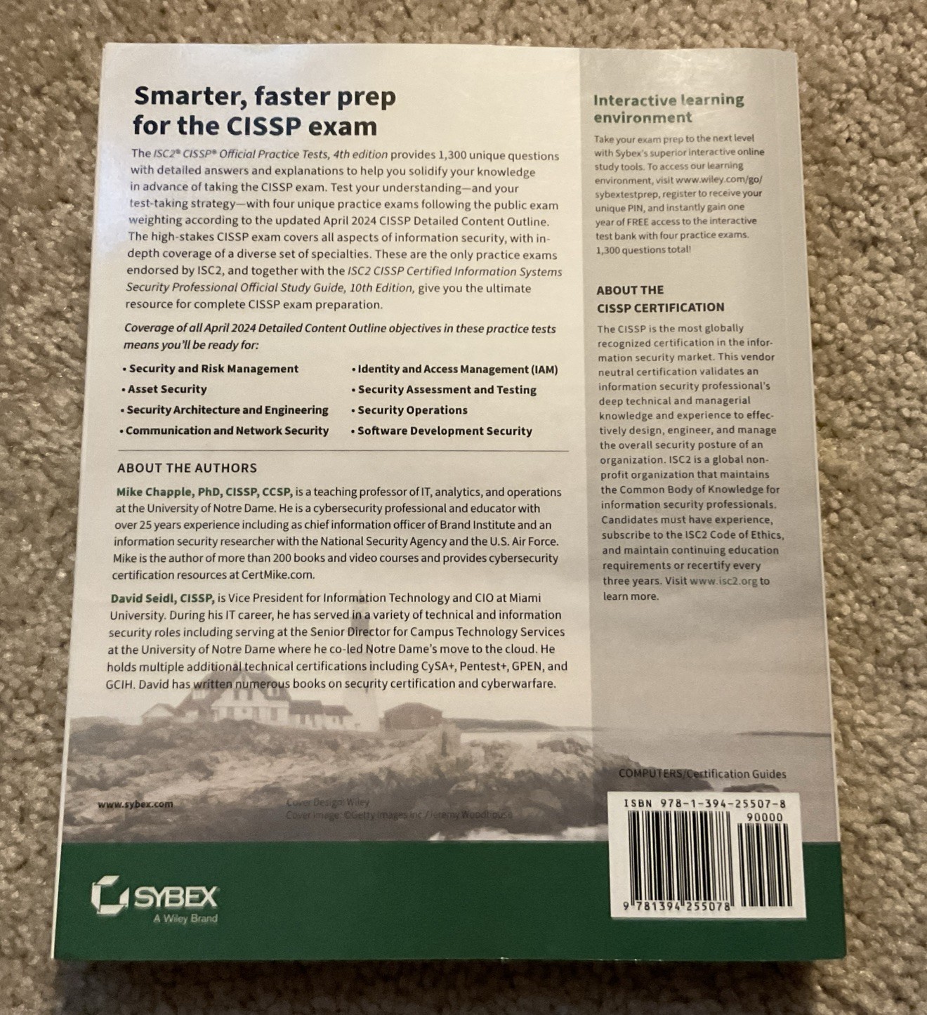 ISC2 CISSP Official Practice Tests Fourth Edition 2024 – Mike Chapple – Softcovr