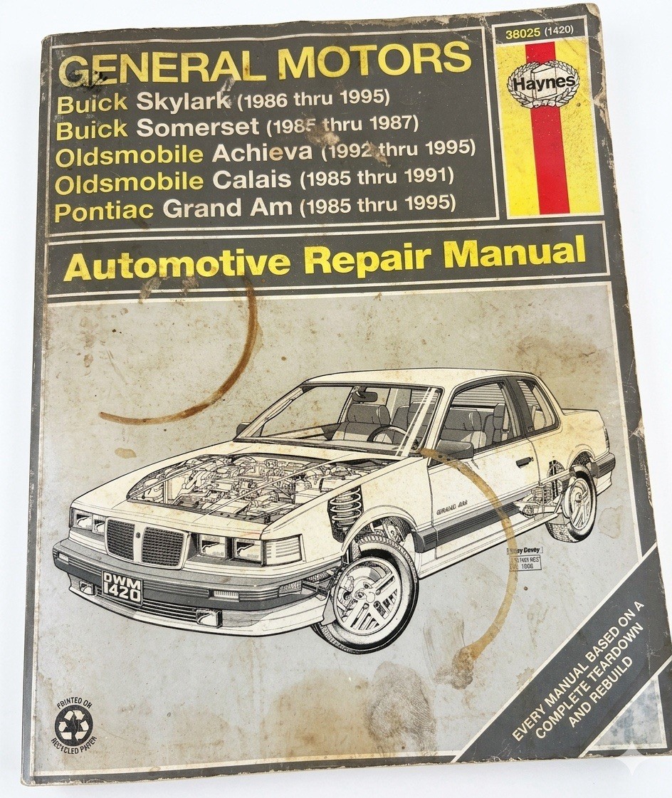 Haynes GM Repair Manual (1985-1995) Buick, Oldsmobile, Pontiac