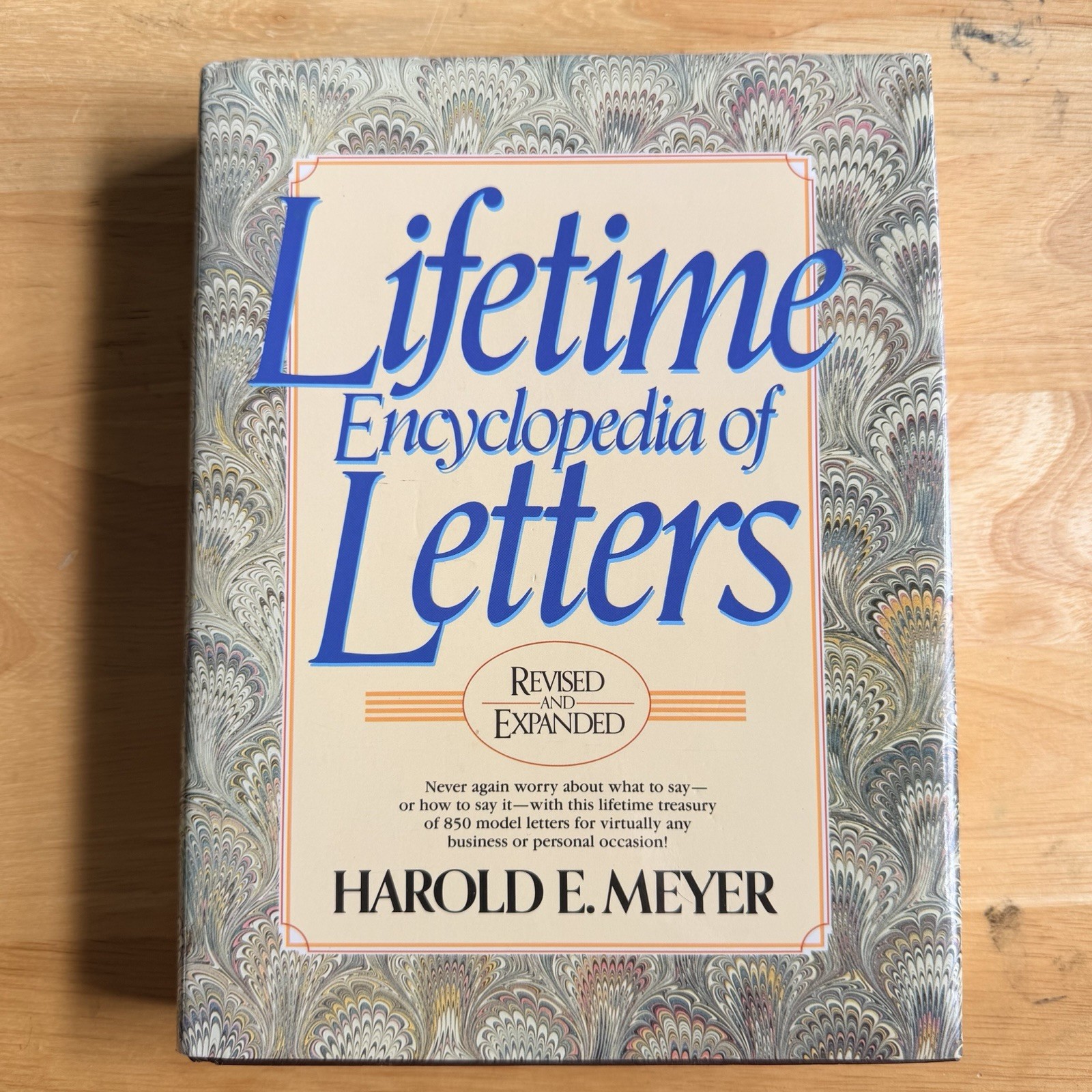 Lifetime Encyclopedia of Letters Revised and Expanded by Harold E Meyer 1992