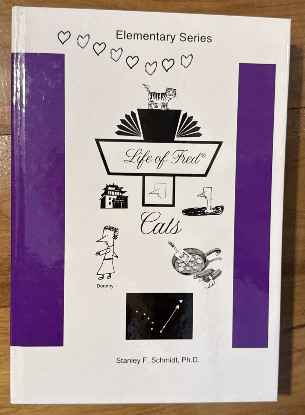New/like new – Life of Fred Math Book Set 1–4 Apples, Butterflies, Cats, Dogs