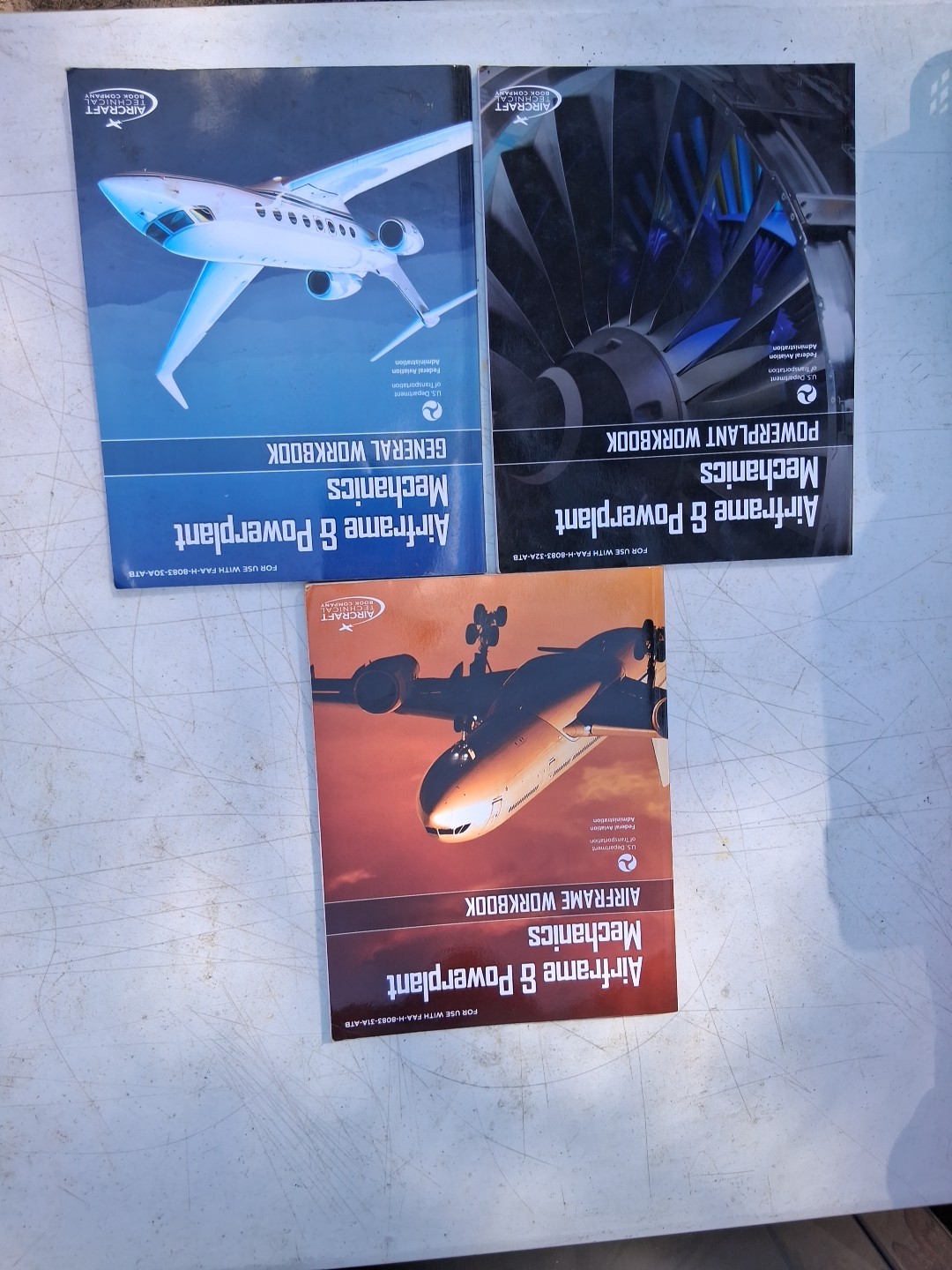 Airframe & Powerplant Mechanics General/Airframe/Powerplant Workbook Lot