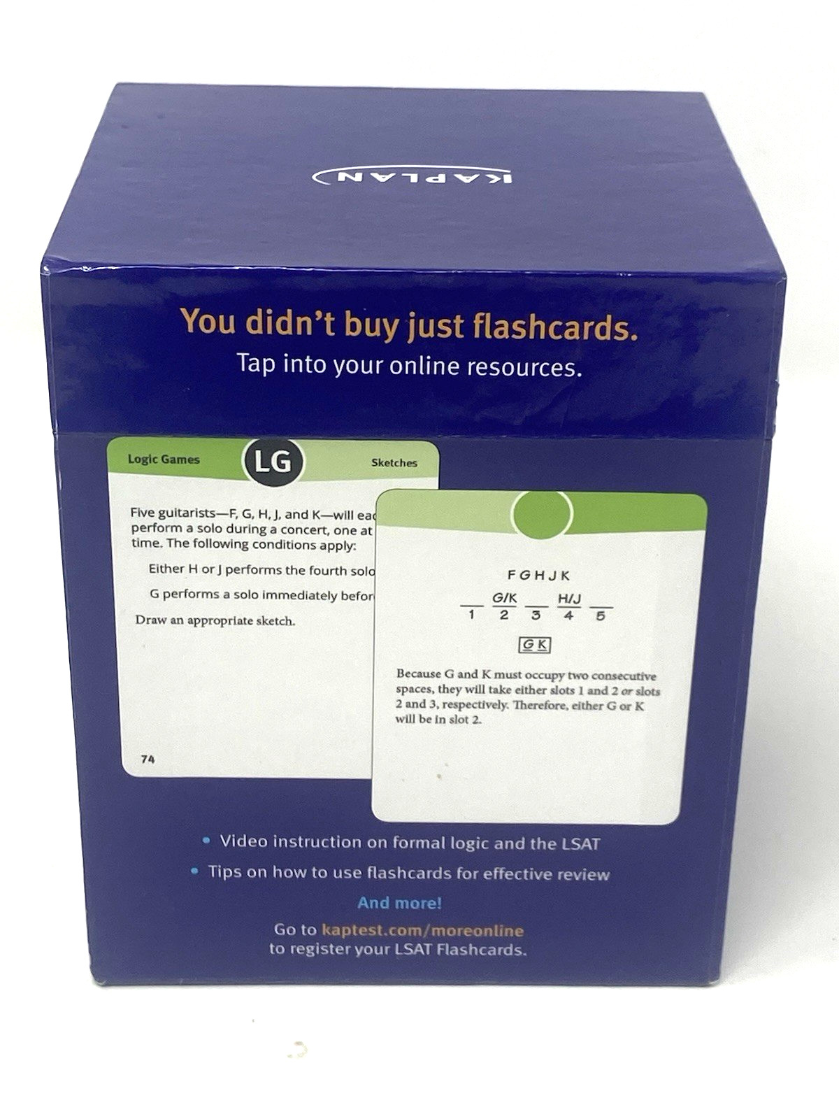 LSAT Prep Flashcards, Kaplan Test Prep, Law Study Guide Help 9781506262765