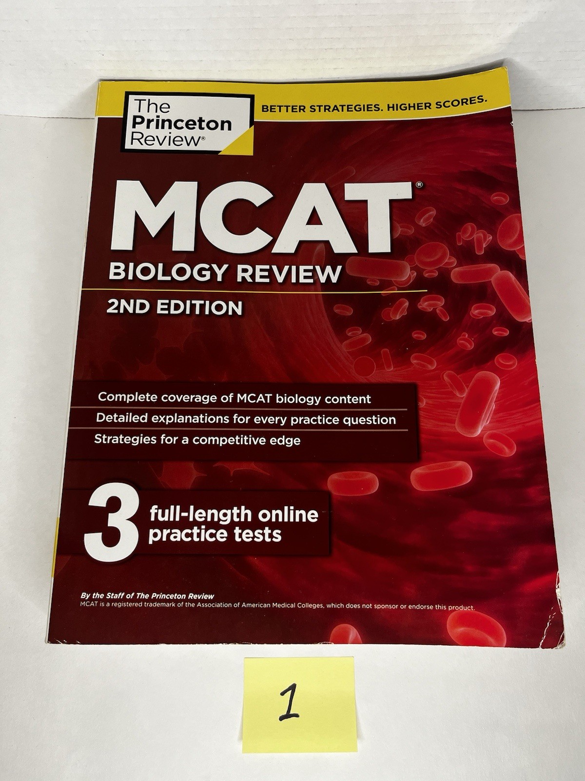 The Princeton Review MCAT Subject Review Complete Box Set 3rd Edition Lot 1