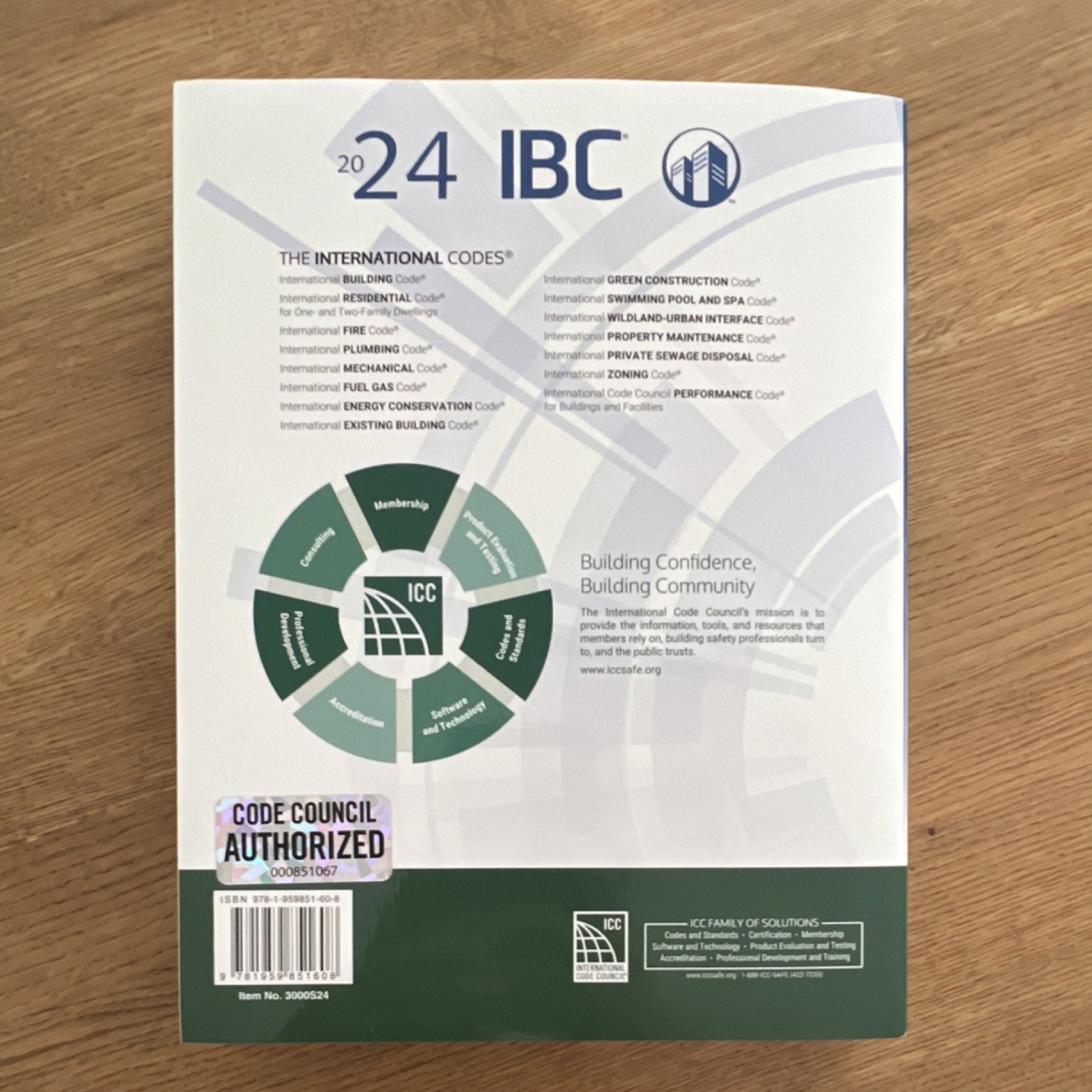 ICC 2024 International Building Code Paperback with 2024 IBC Turbo Tabs