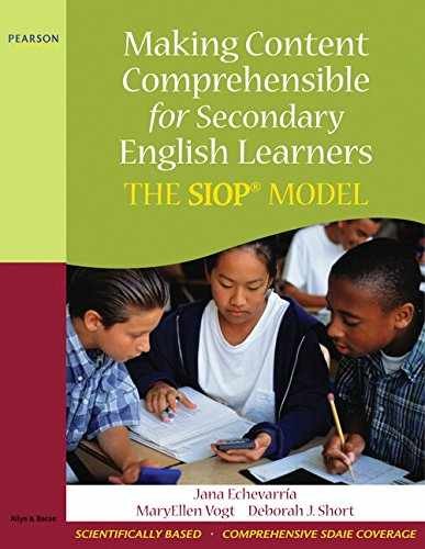 Making Content Comprehensible – Paperback, by Echevarria Jana J.; – Very Good q