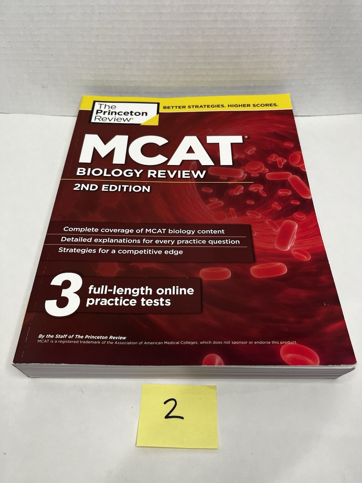 The Princeton Review MCAT Subject Review Complete Box Set 3rd Edition Lot 2