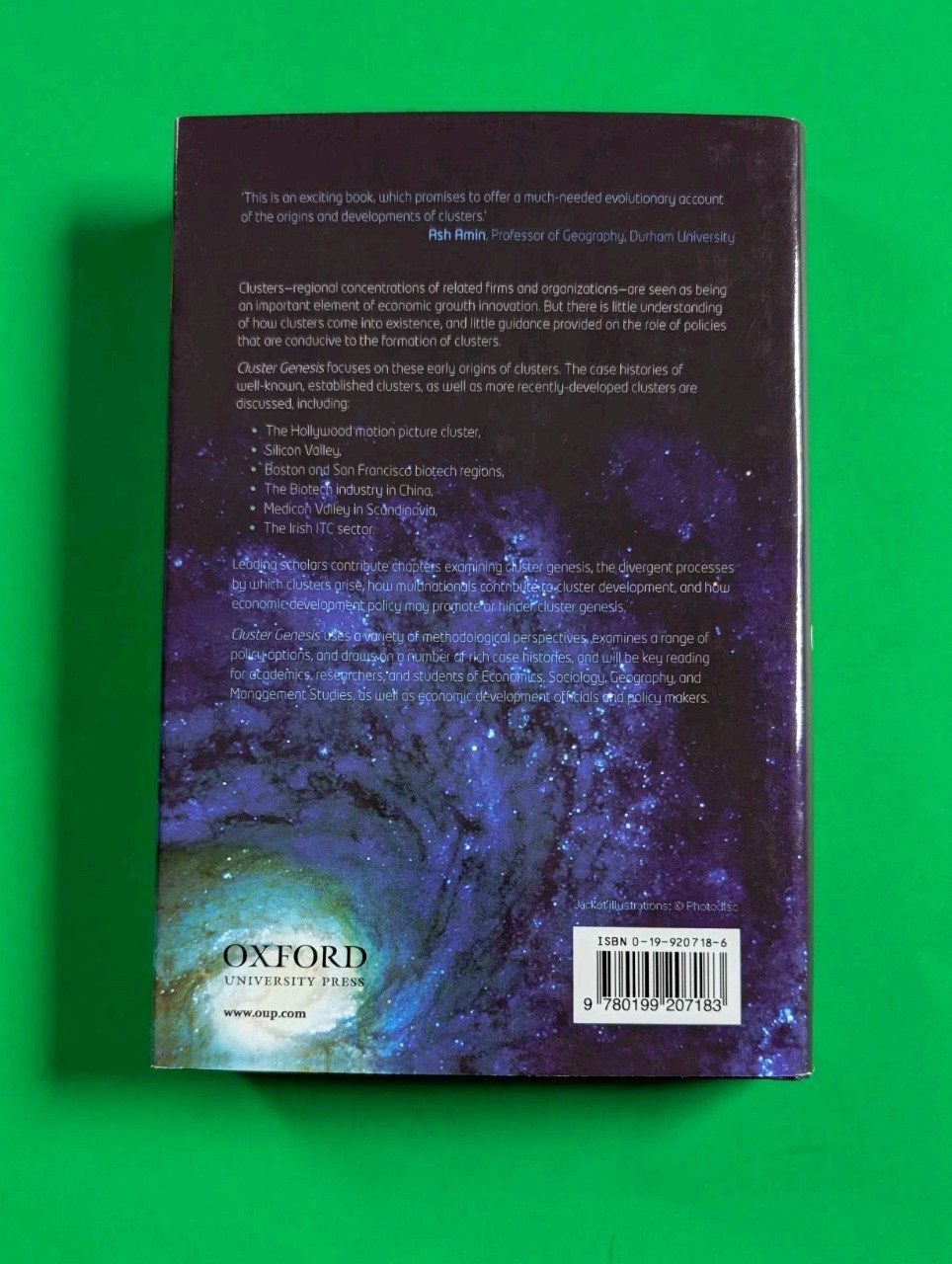 SIGNED Cluster Genesis Feldman 2006 Oxford HC Association Copy to Mark Crowell