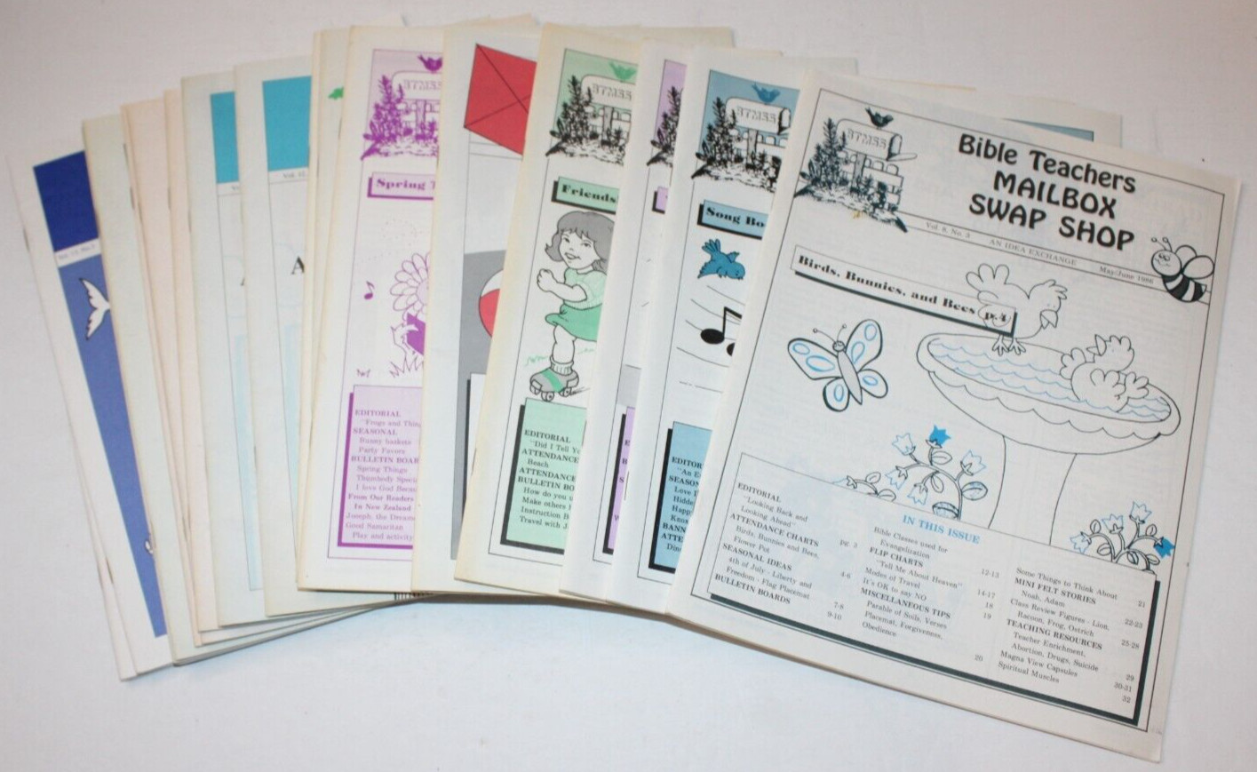 LOT of 19 Bible Teachers Mailbox Swap Shop Paperback Idea Exchange 1980s-90s